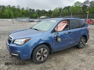2018 Subaru Forester Premium with VIN JF2SJAGC4JH570891, listed as a Copart auction lot 51960715 with 50,705 mi miles and Salvage Title. Bid and sale history available at carsss.com. Image 1.