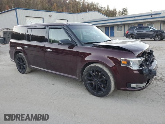 2019 Ford Flex SEL with VIN 2FMHK6C84KBA04809, listed as a Copart auction lot 41975165 with 163,796 mi miles and Salvage Title. Bid and sale history available at carsss.com. Image 4.