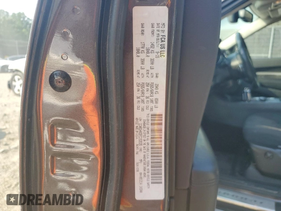 2015 Dodge Durango SXT with VIN 1C4RDHAG5FC153535, listed as a Copart auction lot 60760445 with 165,986 mi miles and Clean title. Bid and sale history available at DreamBid. Image 13.