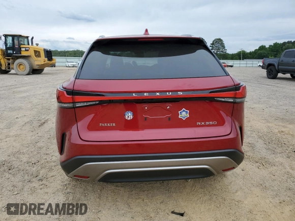 2023 Lexus RX 350 with VIN 2T2BAMBA1PC018649, listed as a Copart auction lot 58232225 with 14,931 mi miles and Salvage title. Bid and sale history available at DreamBid. Image 6.