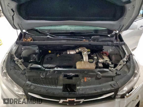 2022 Chevrolet Trax LT with VIN KL7CJPSM8NB557105, listed as a Copart auction lot 55352285 with 22,028 mi miles and Salvage title. Bid and sale history available at DreamBid. Image 12.
