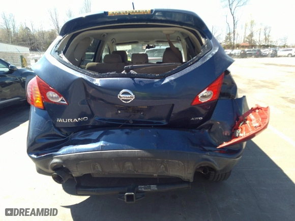 2010 Nissan Murano LE with VIN JN8AZ1MW0AW101671, listed as a IAAI auction lot 41859535 with 188,783 mi miles. Bid and sale history available at carsss.com. Image 16.