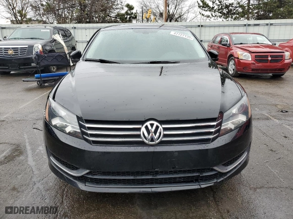 2012 Volkswagen Passat S w/Appearance with VIN 1VWAH7A30CC100422, listed as a Copart auction lot 47727135 with 167,598 mi miles and Salvage Title. Bid and sale history available at carsss.com. Image 5.