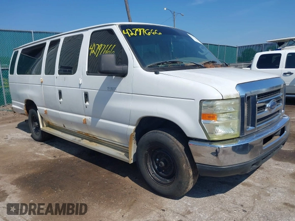 2008 Ford Econoline Passenger XL с VIN 1FBSS31L48DB37299, выставлен на аукционе IAAI как лот 42797666 с пробегом Не указан миль и . История ставок и продаж доступна на DreamBid. Изображение 1.