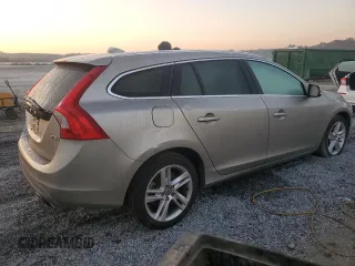 2015 Volvo V60 T5 Drive-E Premier with VIN YV140MEK8F1261621, listed as a Copart auction lot 73959574 with 74,546 mi miles and Salvage Title. Bid and sale history available at carsss.com. Image 3.