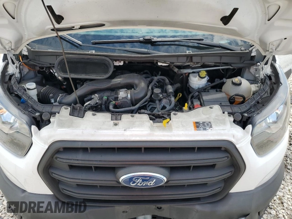 2020 Ford Transit Cargo with VIN 1FTBR1Y82LKA74222, listed as a Copart auction lot 71388744 with 42,511 mi miles and Salvage Title. Bid and sale history available at DreamBid. Image 13.