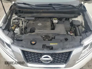 2016 Nissan Pathfinder SV with VIN 5N1AR2MM7GC624076, listed as a Copart auction lot 48936925 with 126,455 mi miles and Salvage Title. Bid and sale history available at carsss.com. Image 12.