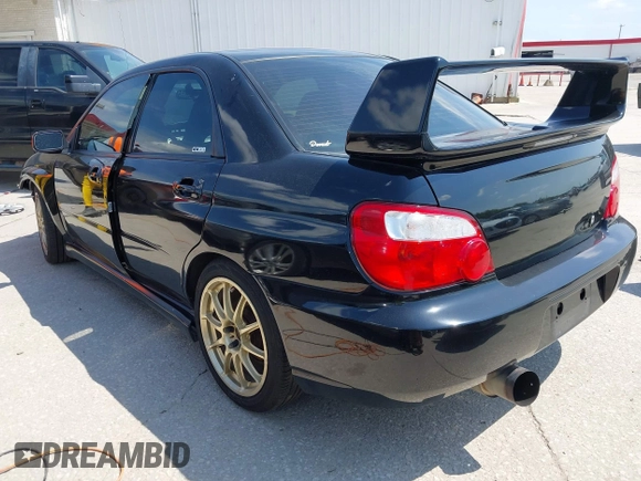 2005 Subaru Impreza WRX with VIN JF1GD29695H512134, listed as a IAAI auction lot 42508558 with 193,196 mi miles and . Bid and sale history available at DreamBid. Image 3.