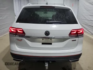 2021 Volkswagen Atlas SEL with VIN 1V2BR2CA0MC581890, listed as a Copart auction lot 49646715 with 78,549 mi miles and Salvage title. Bid and sale history available at DreamBid. Image 6.