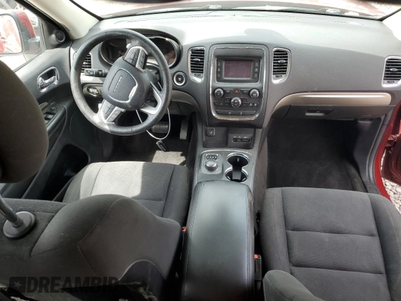2014 Dodge Durango SXT with VIN 1C4RDHAG1EC970368, listed as a Copart auction lot 58180695 with 164,374 mi miles and Salvage title. Bid and sale history available at DreamBid. Image 8.
