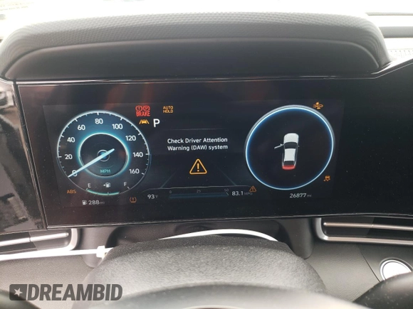 2023 Hyundai Elantra SEL with VIN KMHLS4AG9PU426312, listed as a Copart auction lot 65517284 with 26,877 mi miles and Salvage Title. Bid and sale history available at DreamBid. Image 9.