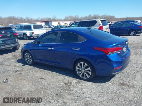 2018 Hyundai Accent Limited with VIN 3KPC34A33JE004671, listed as a IAAI auction lot 41825396 with 69,206 mi miles. Bid and sale history available at carsss.com. Image 14.