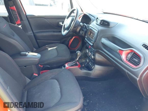 2016 Jeep Renegade Trailhawk with VIN ZACCJBCT1GPE28594, listed as a IAAI auction lot 42099461 with 120,117 mi miles and . Bid and sale history available at carsss.com. Image 5.