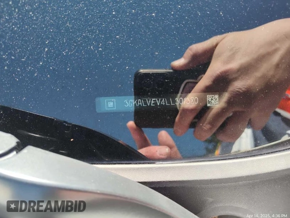 2020 GMC Terrain SLT с VIN 3GKALVEV4LL301380, выставлен на аукционе IAAI как лот 42109689 с пробегом 77 952 миль миль и . История ставок и продаж доступна на DreamBid. Изображение 1.