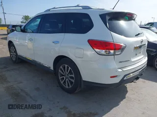 2014 Nissan Pathfinder SV with VIN 5N1AR2MM7EC706483, listed as a IAAI auction lot 42164389 with 192,754 mi miles. Bid and sale history available at carsss.com. Image 3.