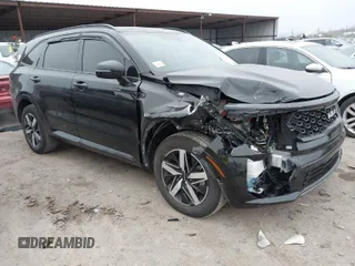 2023 Kia Sorento S with VIN 5XYRL4LC0PG252900, listed as a IAAI auction lot 41502530 with 28,154 mi miles and . Bid and sale history available at DreamBid. Image 1.
