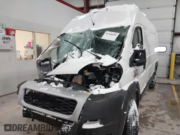 2021 Ram ProMaster Cargo with VIN 3C6MRVJG6ME577233, listed as a IAAI auction lot 41360201 with Not Provided miles. Bid and sale history available at carsss.com. Image 6.
