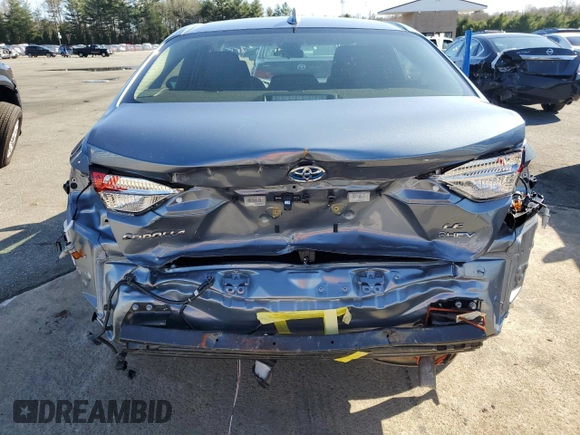 2025 Toyota Corolla Hybrid LE with VIN JTDBDMHE6SJ012428, listed as a Copart auction lot 50814965 with 4,330 mi miles and Salvage Title. Bid and sale history available at carsss.com. Image 6.