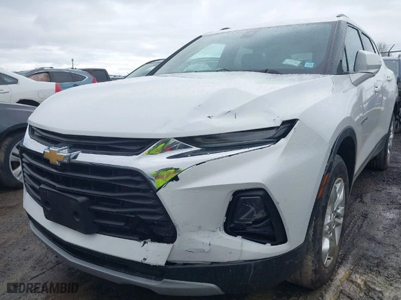 2022 Chevrolet Blazer LT with VIN 3GNKBHR40NS129421, listed as a IAAI auction lot 41724511 with 22,204 mi miles. Bid and sale history available at carsss.com. Image 6.