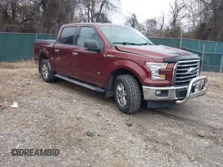 2017 Ford F-150 XL with VIN 1FTEW1EG9HFB75226, listed as a IAAI auction lot 41130292 with 125,205 mi miles. Bid and sale history available at carsss.com. Image 1.