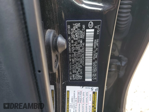 2020 Lexus UX 200 z VIN JTHX3JBH3L2030146, wystawiony jako Copart lot #88565165 z przebiegiem 88 286 mil mil oraz Czysty tytuł • Clean title. Historia ofert i sprzedaży dostępna na DreamBid. Obrazek 12.