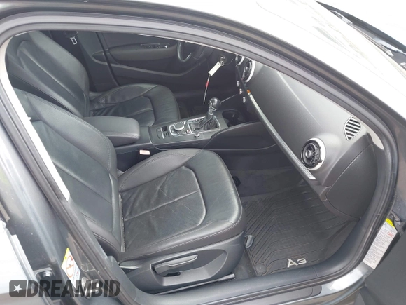 2015 Audi A3 1.8T Premium with VIN WAUACGFF1F1004798, listed as a IAAI auction lot 42078500 with 89,747 mi miles. Bid and sale history available at carsss.com. Image 5.