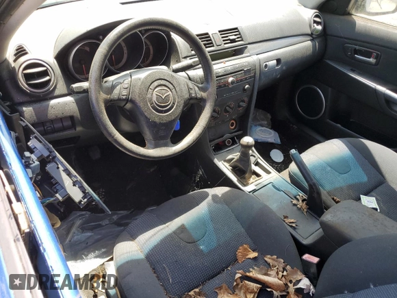 2004 Mazda 3 s with VIN JM1BK323641212218, listed as a Copart auction lot 75604434 with Not Provided miles and Salvage Title. Bid and sale history available at DreamBid. Image 8.