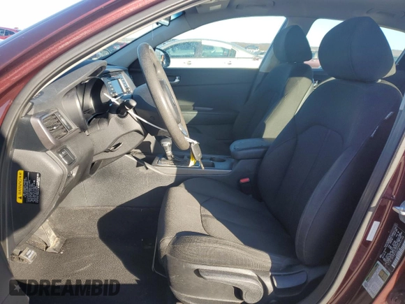 2016 Kia Optima LX with VIN 5XXGT4L35GG082108, listed as a Copart auction lot 41837425 with 78,022 mi miles and Salvage Title. Bid and sale history available at carsss.com. Image 7.