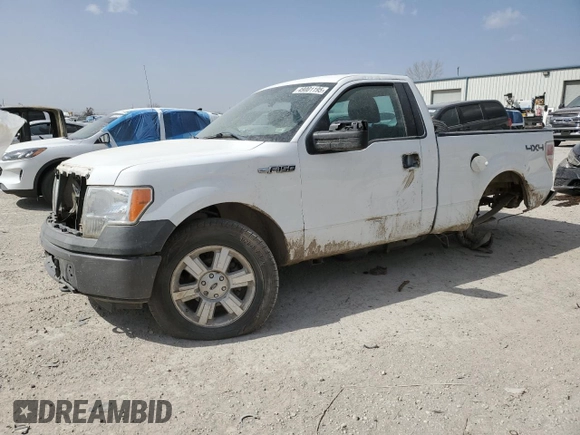 2009 Ford F-150 XL with VIN 1FTRF14W99KB43928, listed as a Copart auction lot 49001195 with 162,097 mi miles and Salvage title. Bid and sale history available at DreamBid. Image 1.