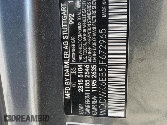 2018 Mercedes-Benz C 43 AMG with VIN WDDWK6EB5JF672965, listed as a Copart auction lot 47957245 with 23,535 mi miles and Salvage title. Bid and sale history available at DreamBid. Image 12.