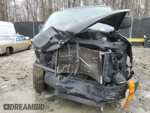2016 Chevrolet Express Cargo Van with VIN 1GCWGAFGXG1158950, listed as a Copart auction lot 44547015 with 195,445 mi miles and Salvage Title. Bid and sale history available at carsss.com. Image 5.