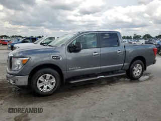 2017 Nissan Titan SV with VIN 1N6AA1E53HN539039, listed as a Copart auction lot 58236775 with 67,033 mi miles and Salvage title. Bid and sale history available at DreamBid. Image 1.