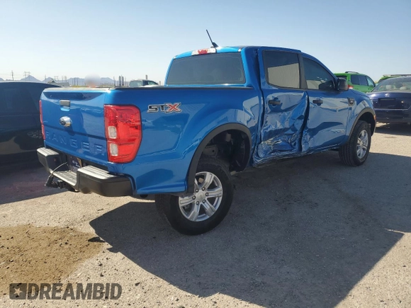 2022 Ford Ranger XL with VIN 1FTER4EH1NLD03330, listed as a Copart auction lot 52520315 with 26,574 mi miles and Salvage title. Bid and sale history available at DreamBid. Image 3.