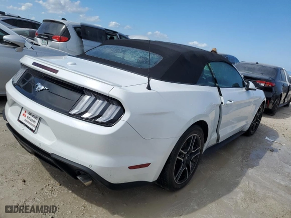 2020 Ford Mustang EcoBoost with VIN 1FATP8UH7L5101315, listed as a Copart auction lot 74208604 with 0 mi miles and Non Repairable. Bid and sale history available at carsss.com. Image 3.