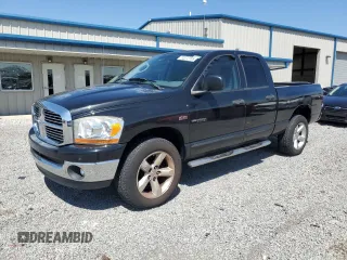 2006 Dodge 1500 SLT z VIN 1D7HU18276S647520, wystawiony jako Copart lot #52072165 z przebiegiem 196 729 mil mil oraz Szkoda całkowita • Salvage title. Historia ofert i sprzedaży dostępna na DreamBid. Obrazek 1.