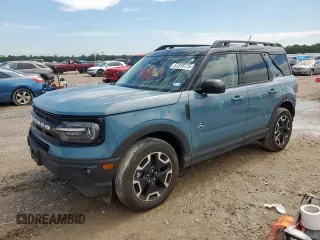 2023 Ford Bronco Sport Outer Banks with VIN 3FMCR9C62PRE13342, listed as a Copart auction lot 57318175 with 17,436 mi miles and Salvage title. Bid and sale history available at DreamBid. Image 1.