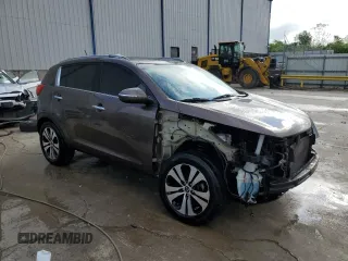 2012 Kia Sportage EX with VIN KNDPCCA27C7206841, listed as a Copart auction lot 54396565 with 155,093 mi miles and Salvage title. Bid and sale history available at DreamBid. Image 4.
