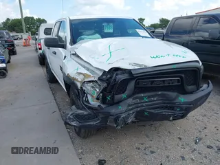2024 Ram 1500 Warlock with VIN 1C6RR6LG9RS127573, listed as a IAAI auction lot 42671478 with 37,713 mi miles and . Bid and sale history available at DreamBid. Image 1.