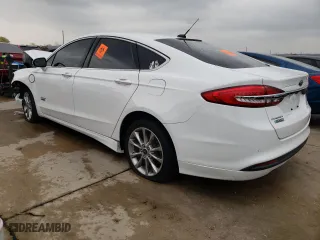 2017 Ford Fusion Energi SE with VIN 3FA6P0PUXHR329823, listed as a Copart auction lot 69818372 with 0 mi miles. Bid and sale history available at carsss.com. Image 2.