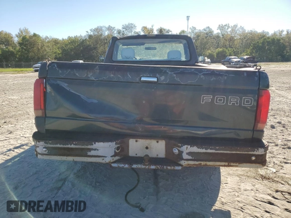 1992 Ford F-150 with VIN 1FTEF15N9NLA78538, listed as a Copart auction lot 75543574 with 0 mi miles and Salvage Title. Bid and sale history available at carsss.com. Image 6.