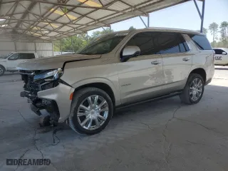 2021 Chevrolet Tahoe High Country with VIN 1GNSCTKL5MR108017, listed as a Copart auction lot 69020024 with 69,797 mi miles and Salvage Title. Bid and sale history available at carsss.com. Image 1.