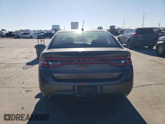 2015 Dodge Dart SXT with VIN 1C3CDFBB3FD172905, listed as a Copart auction lot 41846235 with 178,314 mi miles and Salvage Title. Bid and sale history available at carsss.com. Image 6.