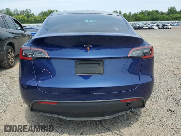 2024 Tesla Model Y Long Range z VIN 7SAYGDEE8RA248635, wystawiony jako Copart lot #59130125 z przebiegiem 21 210 mil mil oraz Szkoda całkowita • Salvage title. Historia ofert i sprzedaży dostępna na DreamBid. Obrazek 6.