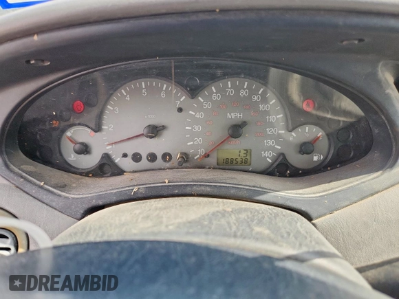 2003 Ford Focus ZTS с VIN 1FAFP38393W136835, выставлен на аукционе Copart как лот 59043635 с пробегом 188 538 миль миль и Списание • Salvage title. История ставок и продаж доступна на DreamBid. Изображение 9.