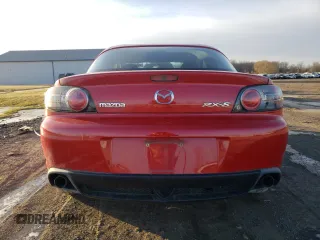 2004 Mazda RX-8 with VIN JM1FE17N740127403, listed as a Copart auction lot 44462235 with 65,180 mi miles and Clean Title. Bid and sale history available at carsss.com. Image 6.