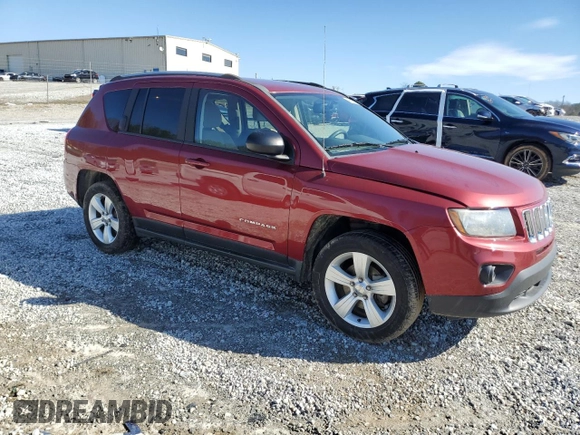 2016 Jeep Compass 75th Anniversary with VIN 1C4NJCBB7GD513753, listed as a Copart auction lot 43502735 with 73,887 mi miles and Salvage Title. Bid and sale history available at carsss.com. Image 4.