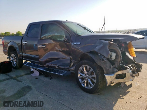 2015 Ford F-150 XL with VIN 1FTEW1CG9FKD08090, listed as a Copart auction lot 52092745 with Not Provided miles and Salvage Title. Bid and sale history available at carsss.com. Image 4.