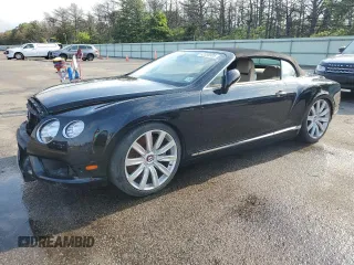 2015 Bentley Continental GT with VIN SCBGT3ZA4FC047528, listed as a Copart auction lot 62536505 with 10,239 mi miles and Salvage title. Bid and sale history available at DreamBid. Image 1.