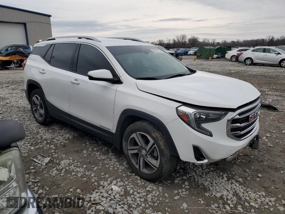 2020 GMC Terrain SLT z VIN 3GKALVEV4LL255355, wystawiony jako Copart lot #86293754 z przebiegiem 122 892 mil mil oraz Szkoda całkowita • Salvage title. Historia ofert i sprzedaży dostępna na DreamBid. Obrazek 4.