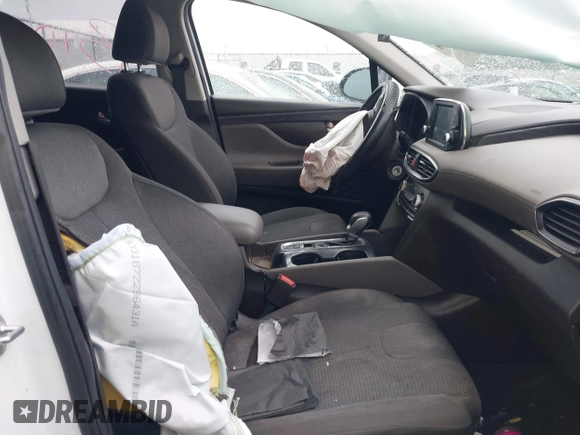 2019 Hyundai Santa Fe SE with VIN 5NMS2CAD1KH032805, listed as a IAAI auction lot 42385798 with Not provided miles and . Bid and sale history available at DreamBid. Image 5.